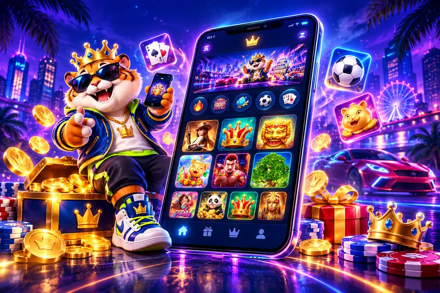 Mobile and game selection illustration